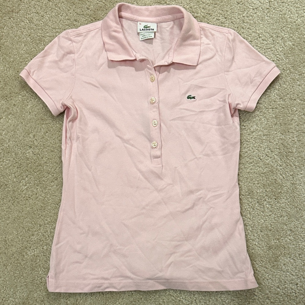 NWOT Lacoste women’s polo size 38